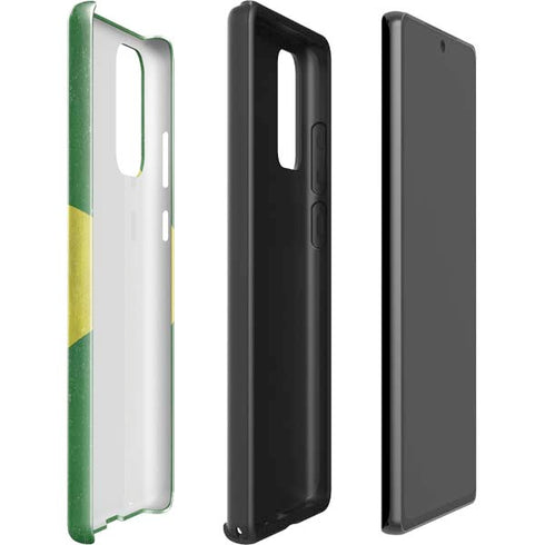 Brazil Flag Distressed Galaxy Note20 5G Pro Case